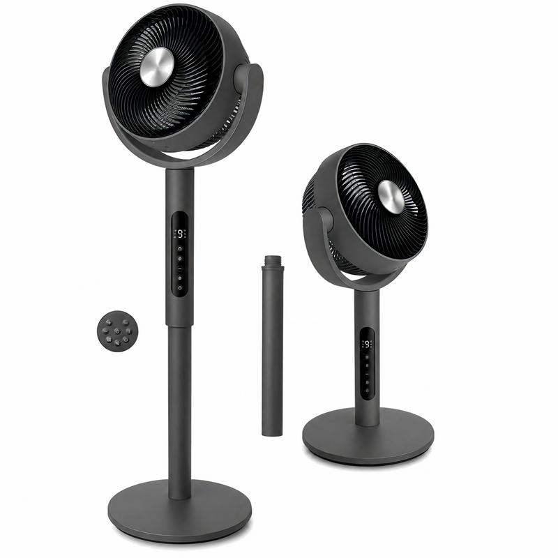 2-in-1 Silent Floor-Standing Circulation Fan | Powerful Airflow for Whole-Room Cooling