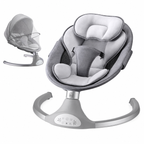 Electric Baby Swing with 5 Speeds, Bluetooth Music, Remote Control & Timer