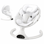 Electric Baby Swing with 5 Speeds, Bluetooth Music, Remote Control & Timer