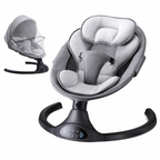 Electric Baby Swing with 5 Speeds, Bluetooth Music, Remote Control & Timer