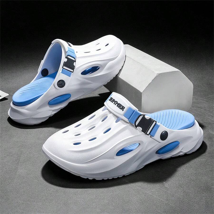 EVA Height-Boost Sandals – Lightweight Breathable Slip-On Beach & Indoor Outdoor Slides