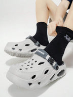 Unisex Platform Clog Sandals – Lightweight Anti-Slip Beach & Outdoor Casual Slip-On Shoes