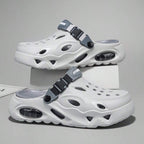 Unisex Platform Clog Sandals – Lightweight Anti-Slip Beach & Outdoor Casual Slip-On Shoes