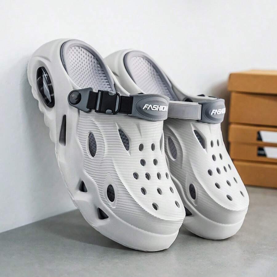 Unisex Platform Clog Sandals – Lightweight Anti-Slip Beach & Outdoor Casual Slip-On Shoes