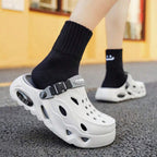 Unisex Platform Clog Sandals – Lightweight Anti-Slip Beach & Outdoor Casual Slip-On Shoes