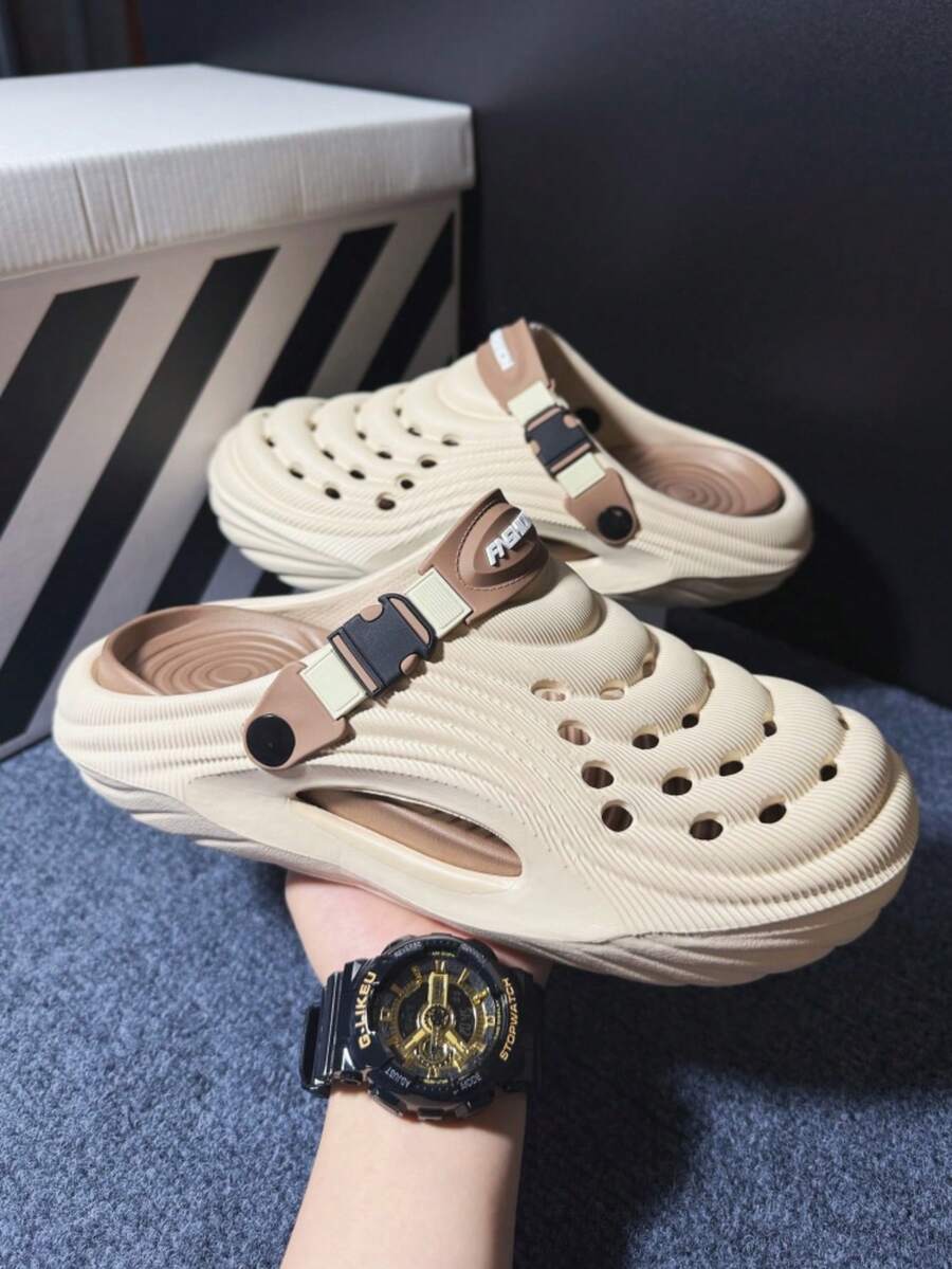 Breathable Outdoor Sandals – Soft Thick Sole Non-Slip Comfortable Summer Beach & Trekking Slides