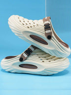 Breathable Outdoor Sandals – Soft Thick Sole Non-Slip Comfortable Summer Beach & Trekking Slides