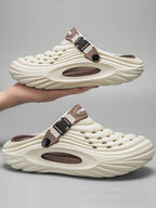 Breathable Outdoor Sandals – Soft Thick Sole Non-Slip Comfortable Summer Beach & Trekking Slides