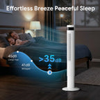 Slim Oscillating Tower Fan for Bedroom, Office and Living Room