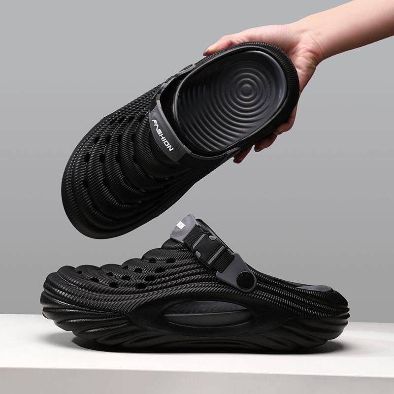 Breathable Outdoor Sandals – Soft Thick Sole Non-Slip Comfortable Summer Beach & Trekking Slides