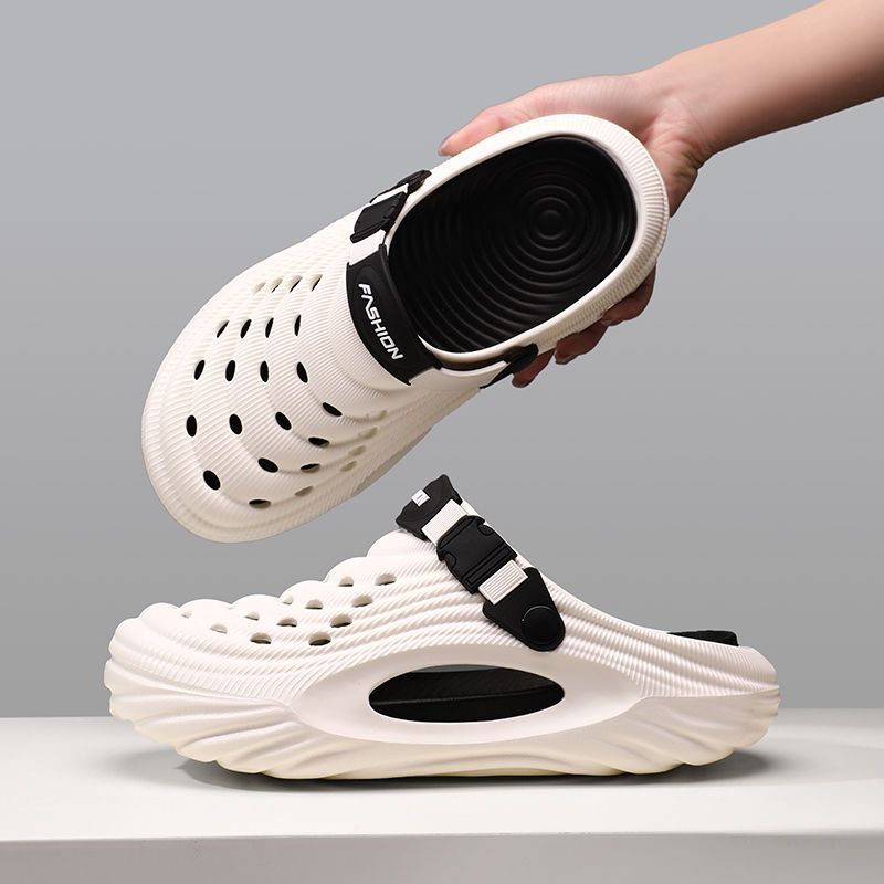 Breathable Outdoor Sandals – Soft Thick Sole Non-Slip Comfortable Summer Beach & Trekking Slides