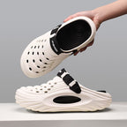 Breathable Outdoor Sandals – Soft Thick Sole Non-Slip Comfortable Summer Beach & Trekking Slides