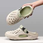Breathable Outdoor Sandals – Soft Thick Sole Non-Slip Comfortable Summer Beach & Trekking Slides