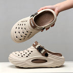 Breathable Outdoor Sandals – Soft Thick Sole Non-Slip Comfortable Summer Beach & Trekking Slides