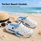 Lightweight Comfort Clogs – Ergonomic Thick Sole Anti-Slip Quick-Dry Slip-On Shoes for Indoor & Outdoor Wear