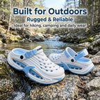 Lightweight Comfort Clogs – Ergonomic Thick Sole Anti-Slip Quick-Dry Slip-On Shoes for Indoor & Outdoor Wear