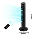 Slim Oscillating Tower Fan for Bedroom, Office and Living Room